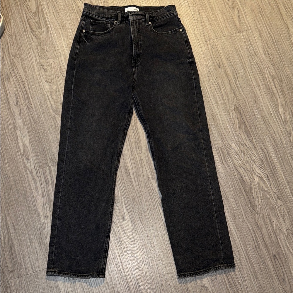 LOFT the 90s straight black jeans 👖 Size 26
